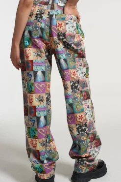 Trousers^The Ragged Priest Optic Straight Leg Pant