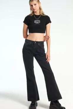 Jeans^The Ragged Priest Organic Boot Cut Dakota Jean Charcoal