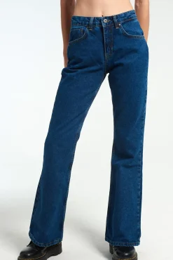 Jeans^The Ragged Priest Organic Boot Cut Dakota Jean Stonewash Indigo
