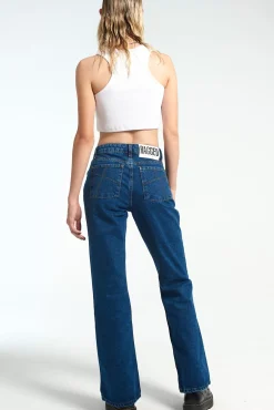 Jeans^The Ragged Priest Organic Boot Cut Dakota Jean Stonewash Indigo