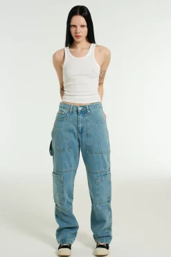 Jeans^The Ragged Priest Organic Combat Jean Charcoal