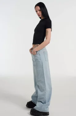 Jeans^The Ragged Priest Organic Release Jean Blue Mid Blue