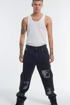 Jeans^The Ragged Priest Patchwork Straight Leg Jean
