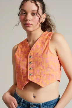 T-Shirts & Tops^The Ragged Priest Polly Denim Waistcoat