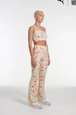 Trousers^The Ragged Priest Puma X All Over Print Flared Pant