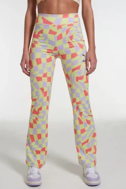 Trousers^The Ragged Priest Puma X All Over Print Flared Pant