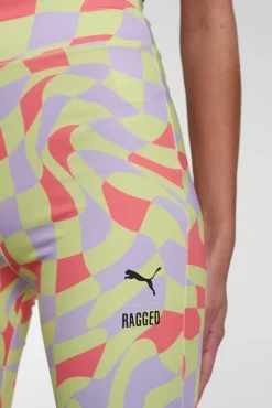 Trousers^The Ragged Priest Puma X All Over Print Flared Pant