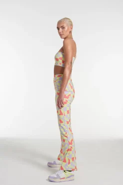 Trousers^The Ragged Priest Puma X All Over Print Flared Pant