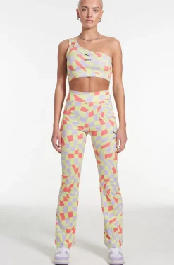 Trousers^The Ragged Priest Puma X All Over Print Flared Pant