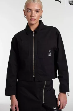 Coats & Jackets^The Ragged Priest Puma X Black Twill Jacket