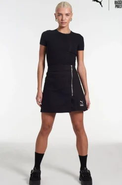 Skirts & Shorts^The Ragged Priest Puma X Black Twill Skirt
