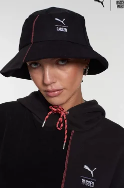 Accessories^The Ragged Priest Puma X Black Woven Bucket Hat