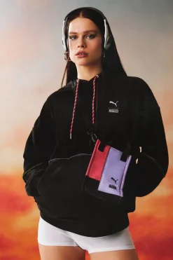 Knitwear & Sweats^The Ragged Priest Puma X jersey Hoodie Black