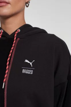 Knitwear & Sweats^The Ragged Priest Puma X jersey Hoodie Black