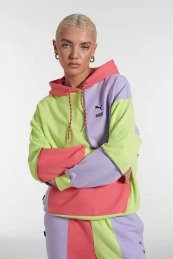 Knitwear & Sweats^The Ragged Priest Puma X jersey Hoodie Colour Block
