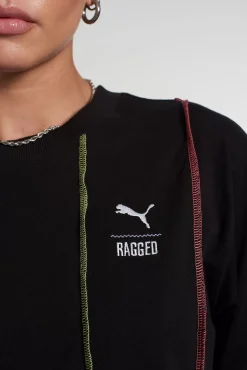 T-Shirts & Tops^The Ragged Priest Puma X jersey Tee Black