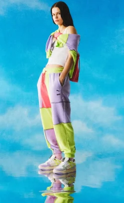 Trousers^The Ragged Priest Puma X jersey Sweatpants Colour Block