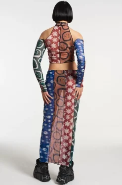 Skirts & Shorts^The Ragged Priest Quantum Mesh Maxi Skirt