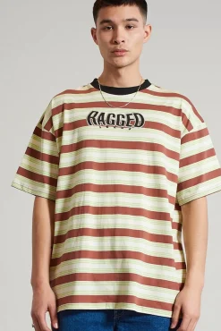 T-Shirts & Tops^The Ragged Priest Ragged Short Sleeve Stripe Top