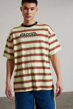 T-Shirts & Tops^The Ragged Priest Ragged Short Sleeve Stripe Top