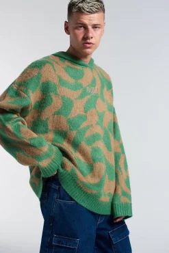 Knitwear, Sweatshirts & Hoodies^The Ragged Priest Ragged Warped Knitted Hoodie