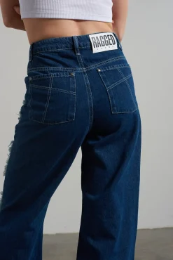 Jeans^The Ragged Priest Rubic Baggy Jean Blue