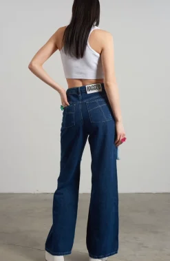 Jeans^The Ragged Priest Rubic Baggy Jean Blue