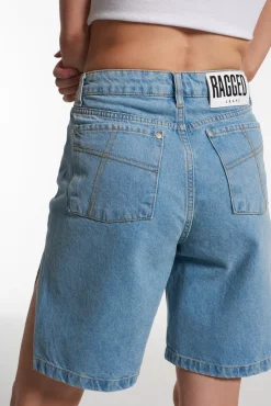 Skirts & Shorts^The Ragged Priest Side Split Short - Blue