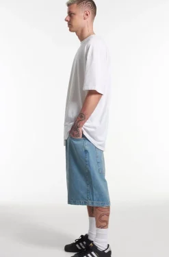 Jeans^The Ragged Priest Skater Shorts Mid Blue