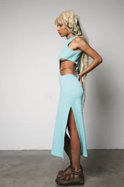 Dresses^The Ragged Priest Slick Midi Dress
