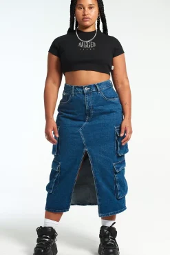 Skirts & Shorts^The Ragged Priest Soda Combat Skirt - Blue