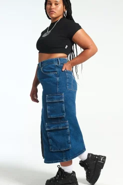 Skirts & Shorts^The Ragged Priest Soda Combat Skirt - Blue
