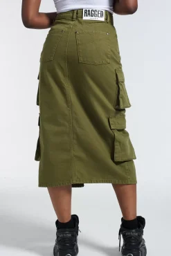 Skirts & Shorts^The Ragged Priest Soda Combat Skirt - Khaki