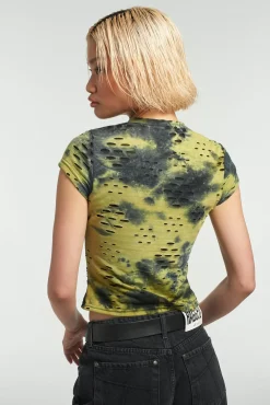 T-Shirts & Tops^The Ragged Priest Species Acid Wash Baby Tee