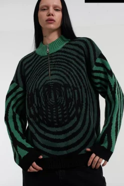Knitwear & Sweats^The Ragged Priest Spiral Mock Jumper