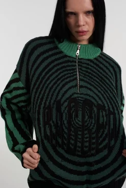 Knitwear & Sweats^The Ragged Priest Spiral Mock Jumper