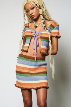 Skirts & Shorts^The Ragged Priest Sunrise Mini Skirt