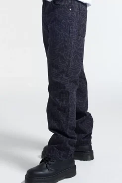 Jeans^The Ragged Priest Trademark Straight Leg Jean - Charcoal