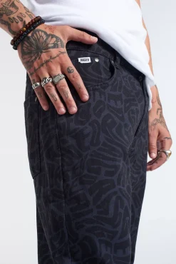 Jeans^The Ragged Priest Trademark Straight Leg Jean - Charcoal