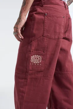 Jeans^The Ragged Priest Trick Release Jean - Burgandy