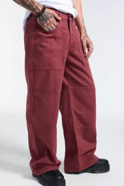 Jeans^The Ragged Priest Trick Release Jean - Burgandy