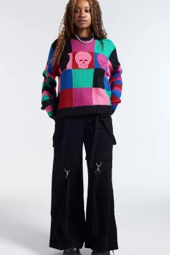 Knitwear & Sweats^The Ragged Priest Triple Skull Knit