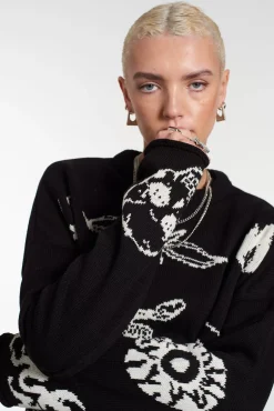 Knitwear & Sweats^The Ragged Priest Vandal Knit Black