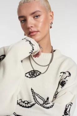 Knitwear & Sweats^The Ragged Priest Vandal Knit White