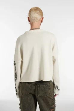 Knitwear & Sweats^The Ragged Priest Vandal Knit White