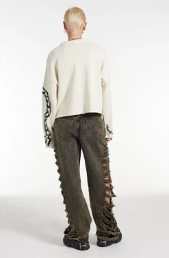 Knitwear & Sweats^The Ragged Priest Vandal Knit White