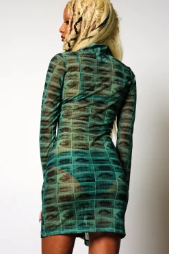 Dresses^The Ragged Priest Vocal Mesh Shirt Dress