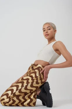 Jeans^The Ragged Priest Wave Jean - Gold Gold & Brown