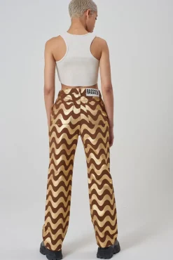 Jeans^The Ragged Priest Wave Jean - Gold Gold & Brown