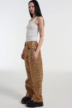 Jeans^The Ragged Priest Wave Jean Gold & Brown